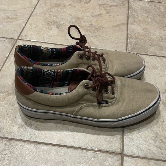 Vintage Khaki Vans - Picture 2 of 5